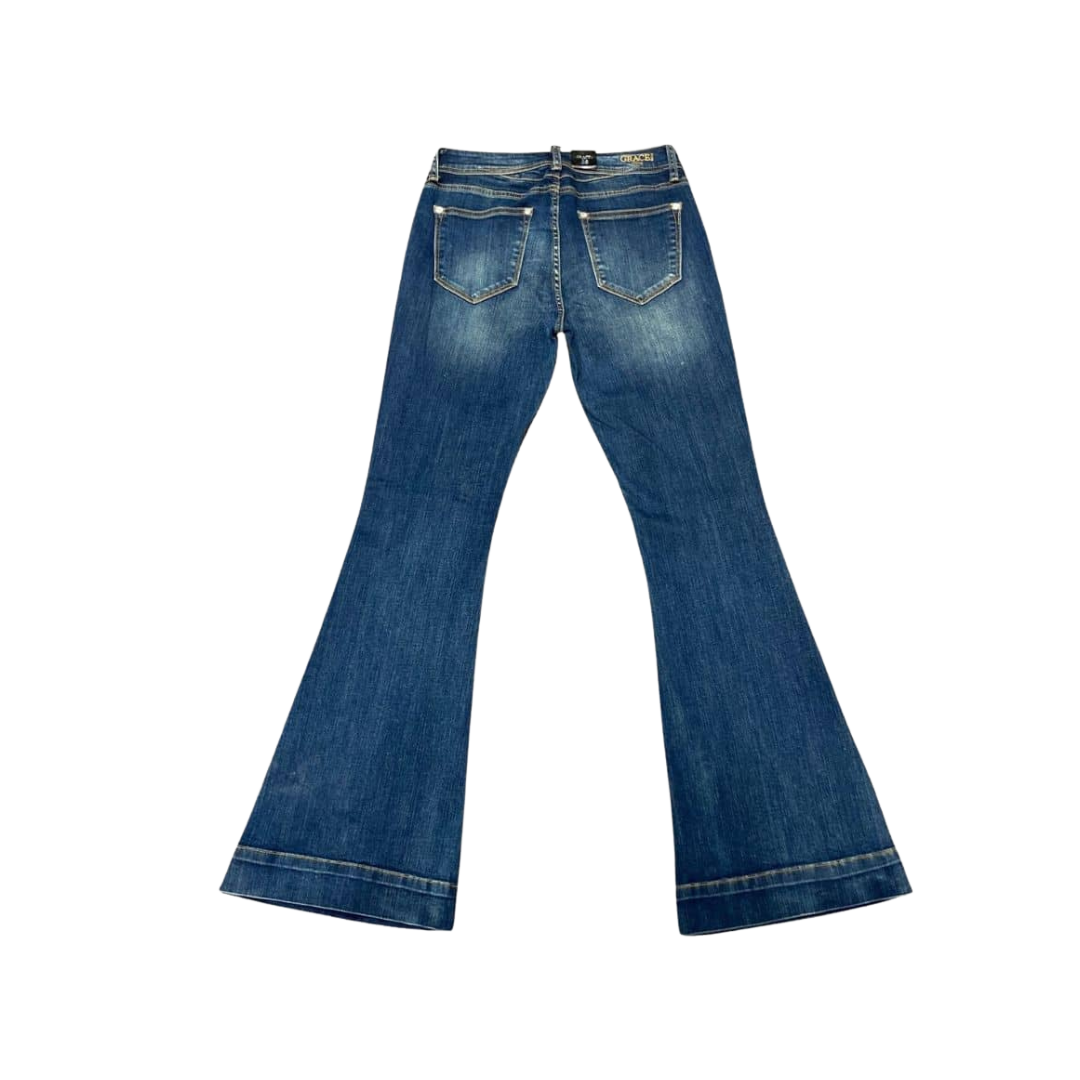 Grace In La Women’s High Rise Blue Jeans