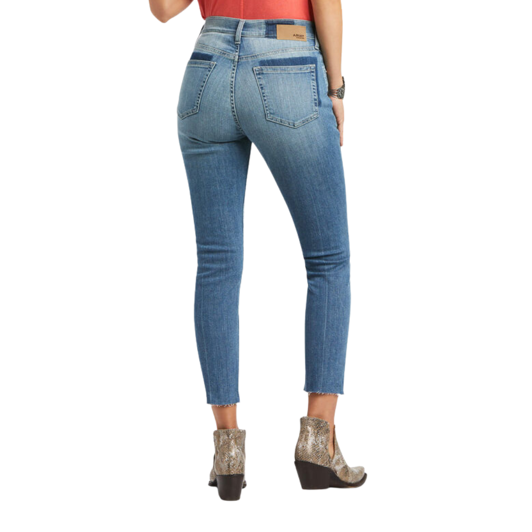Ariat Women's Boyfriend High Rise Jordana Blue Jeans