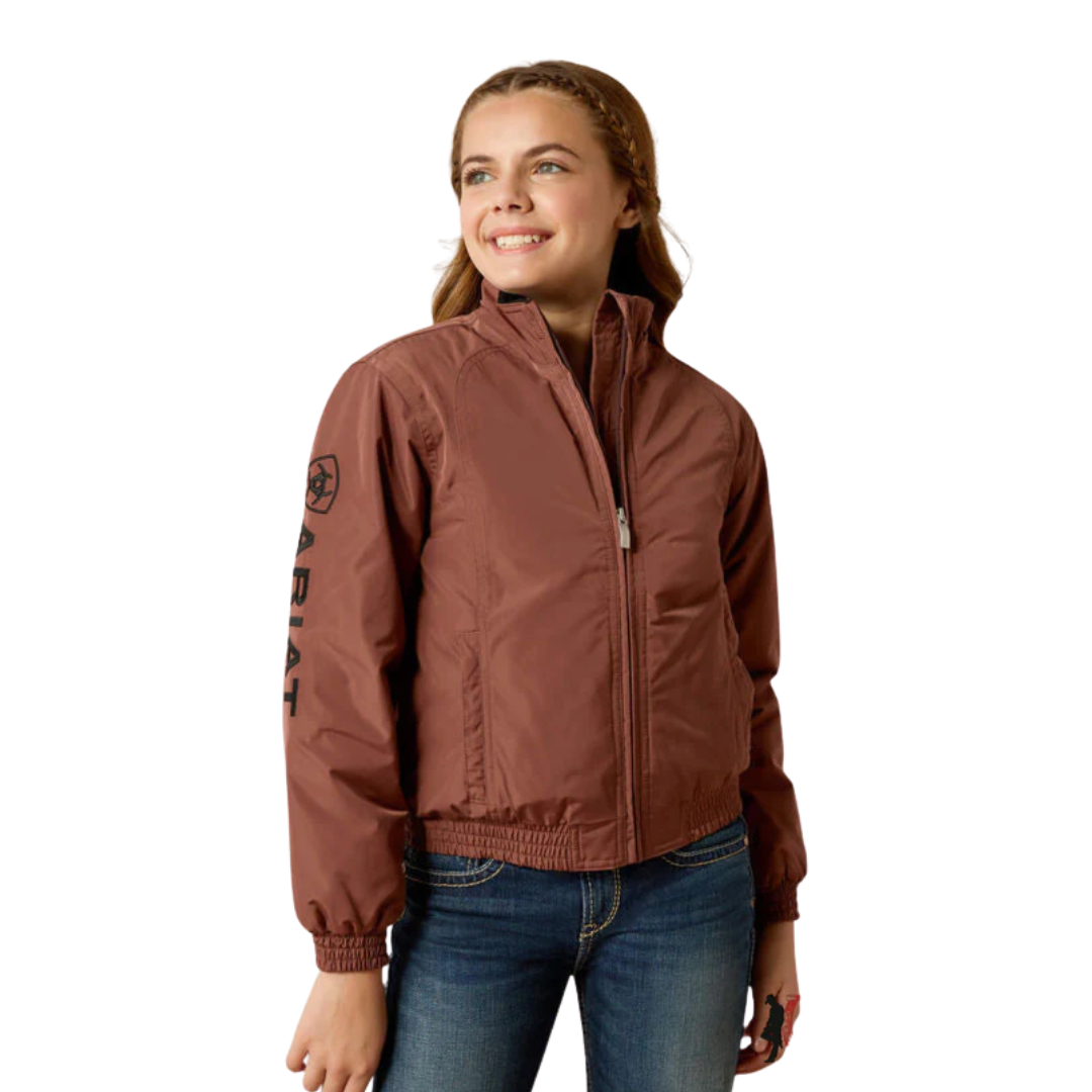 Ariat Youth Girl's Stable Insulated Marron Jacket