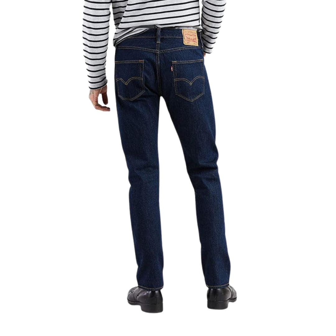 Levis Strauss Men's Original Fit Denim Blue Jeans