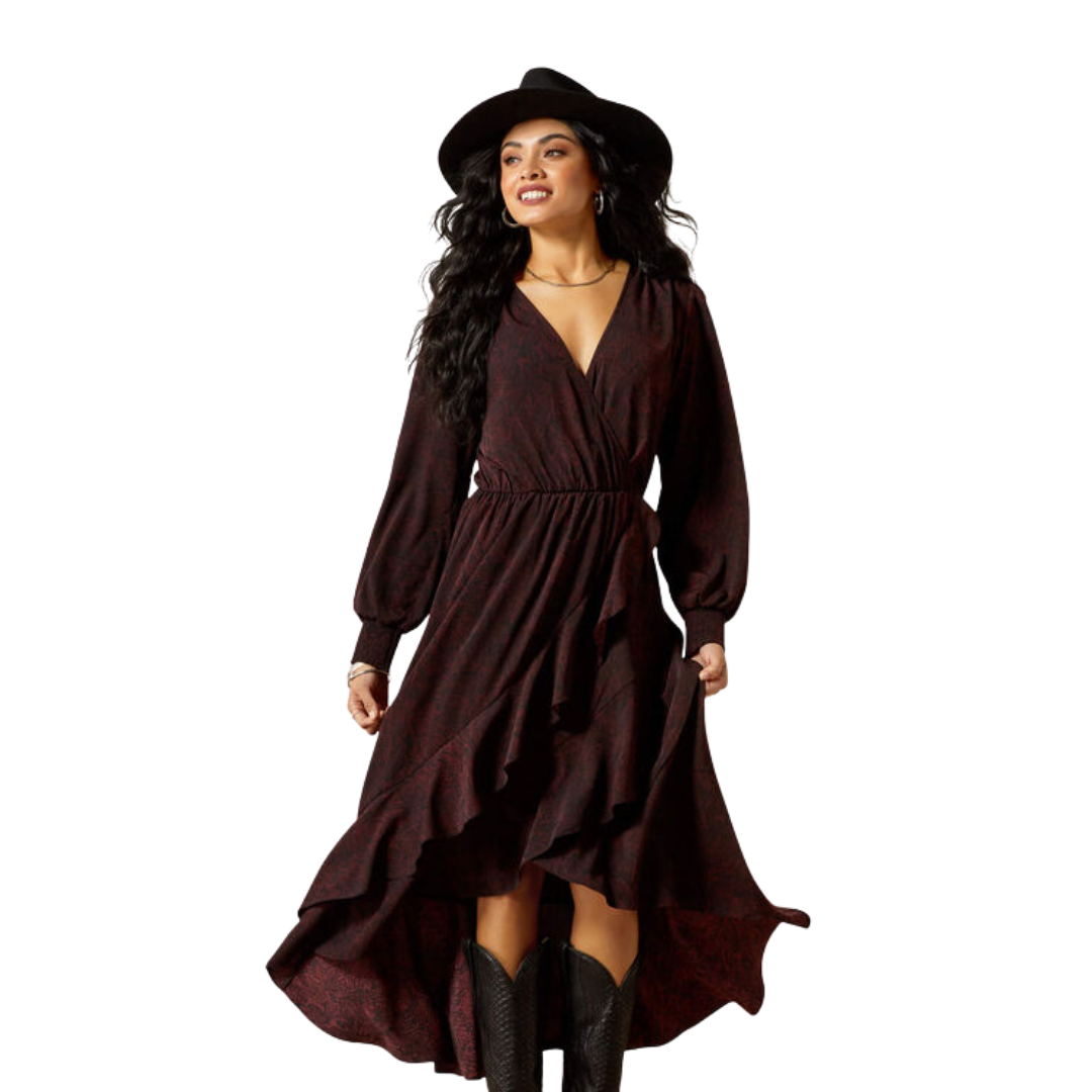 Ariat Women's Arizona Dark Red Dress