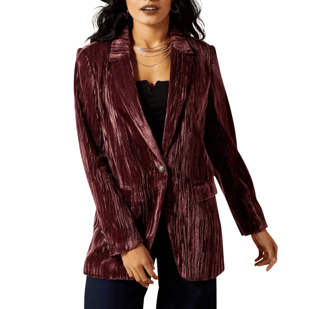 Ariat Women's Aura Port Royale Burgundy Blazer