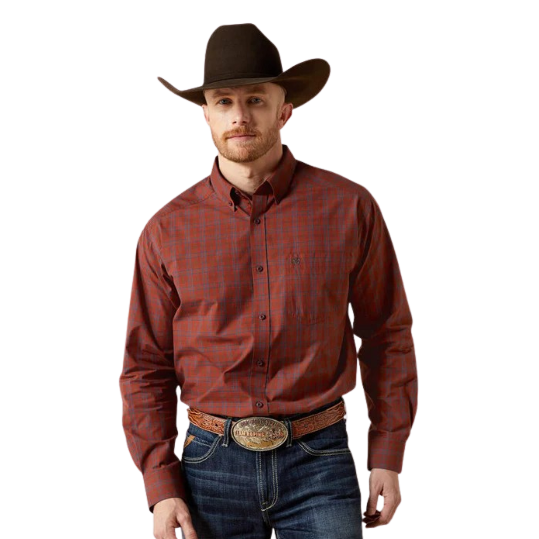 Ariat Men's Pro Series Wrenn Classic Navy Shirt