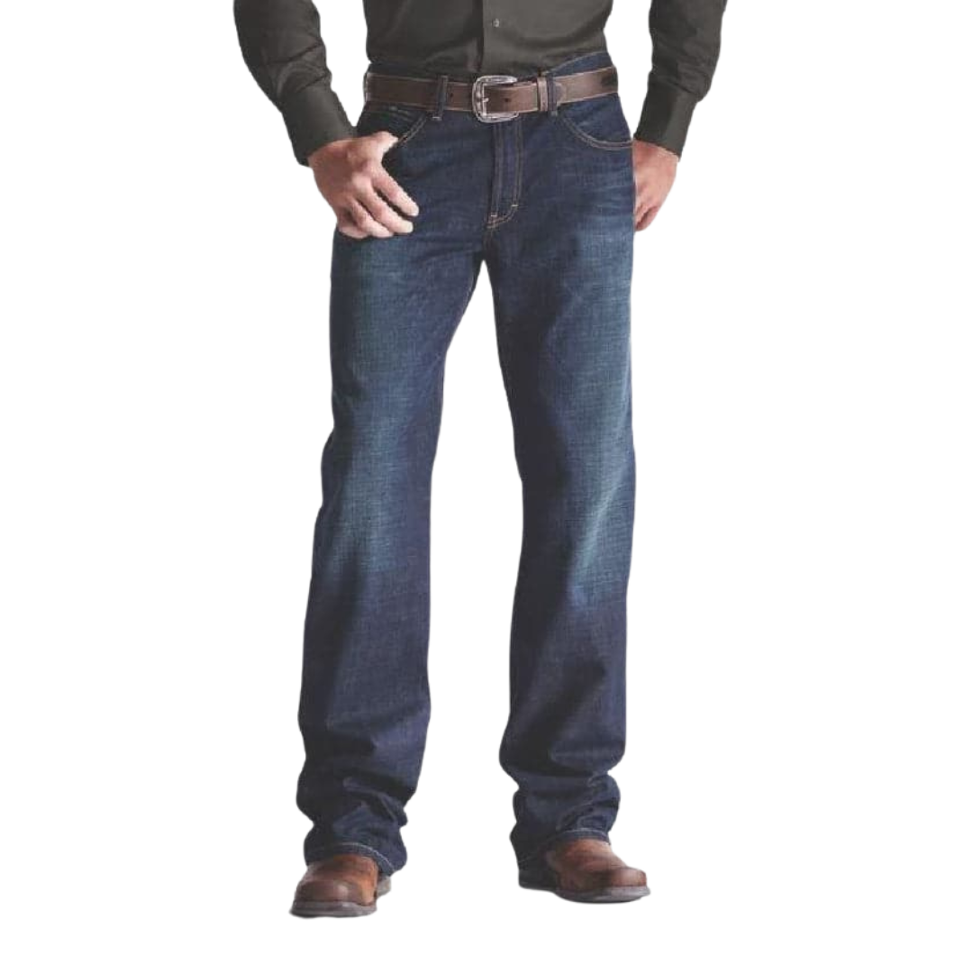 Ariat Men's Low Rise Boot Cut Roadhouse Blue Jeans