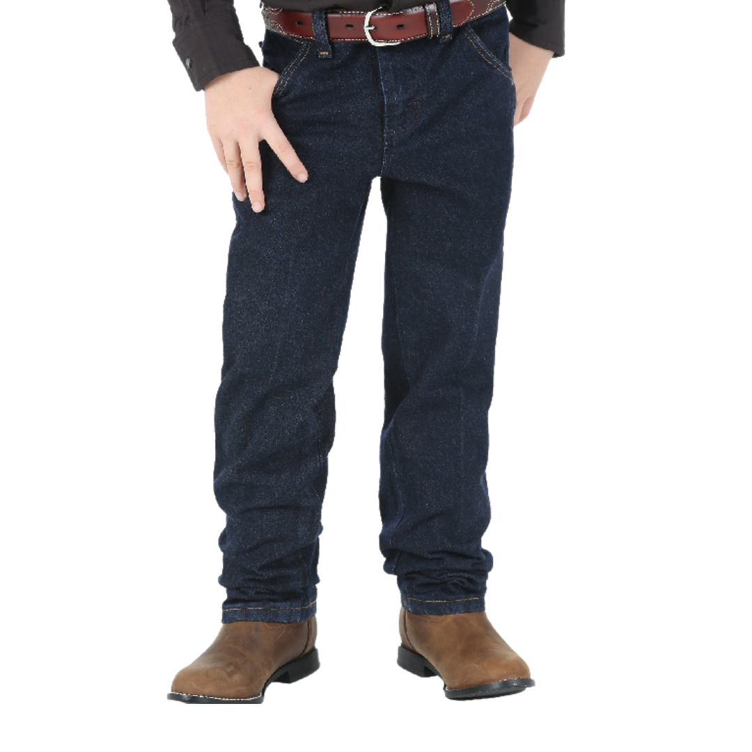 Wrangler Youth Boy's Silver Edition High Rise Dark Blue Jeans
