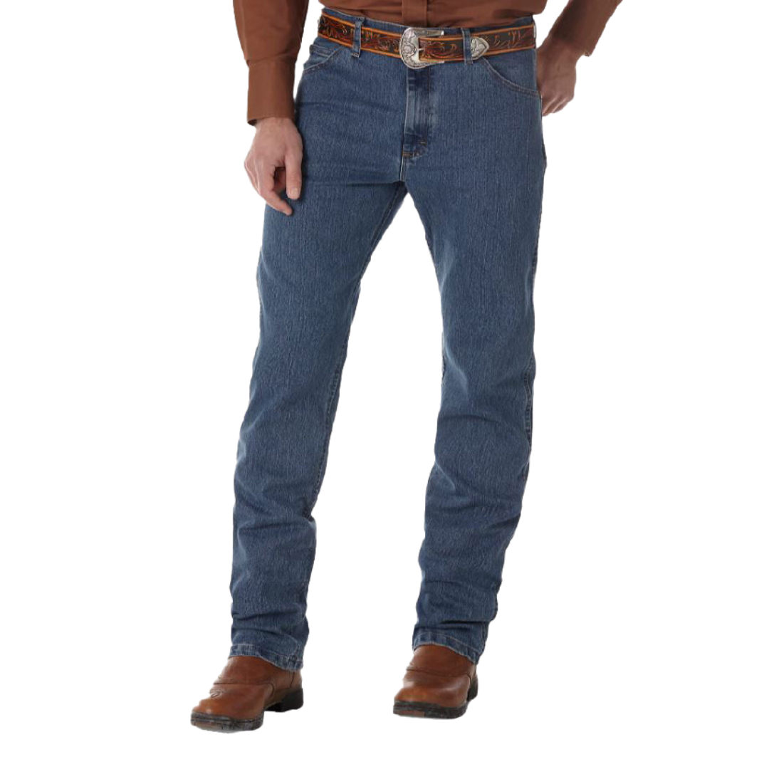 Wrangler Men's Premium Comfort Cut Regular Fit Blue Jeans