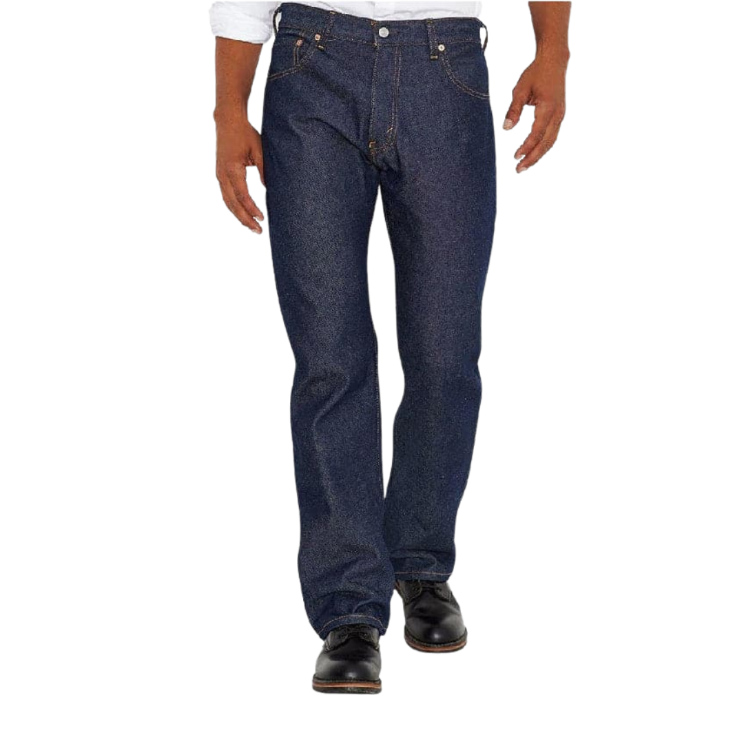 Levi Strauss Men's 517 Hard Denim Boot Cut Blue Jeans