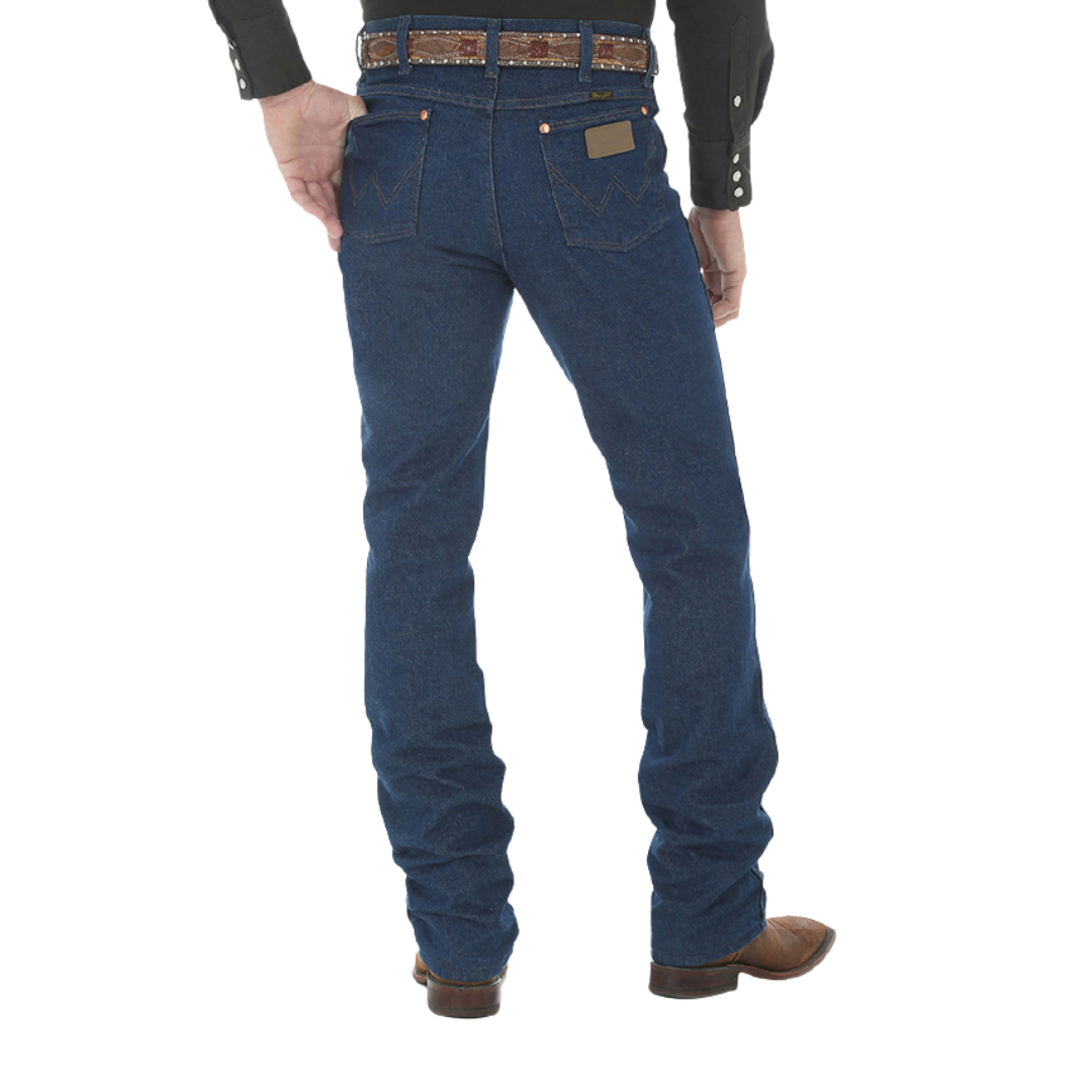 Wrangler Men's Prewashed Indigo Cowboy Cut Slim Blue Jeans