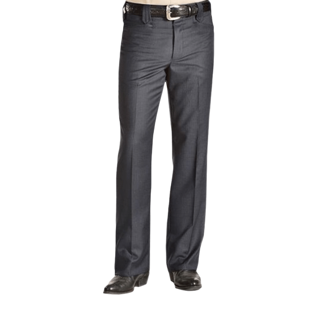 Sidran Men's Polyester Slate Ranch Blue Pants