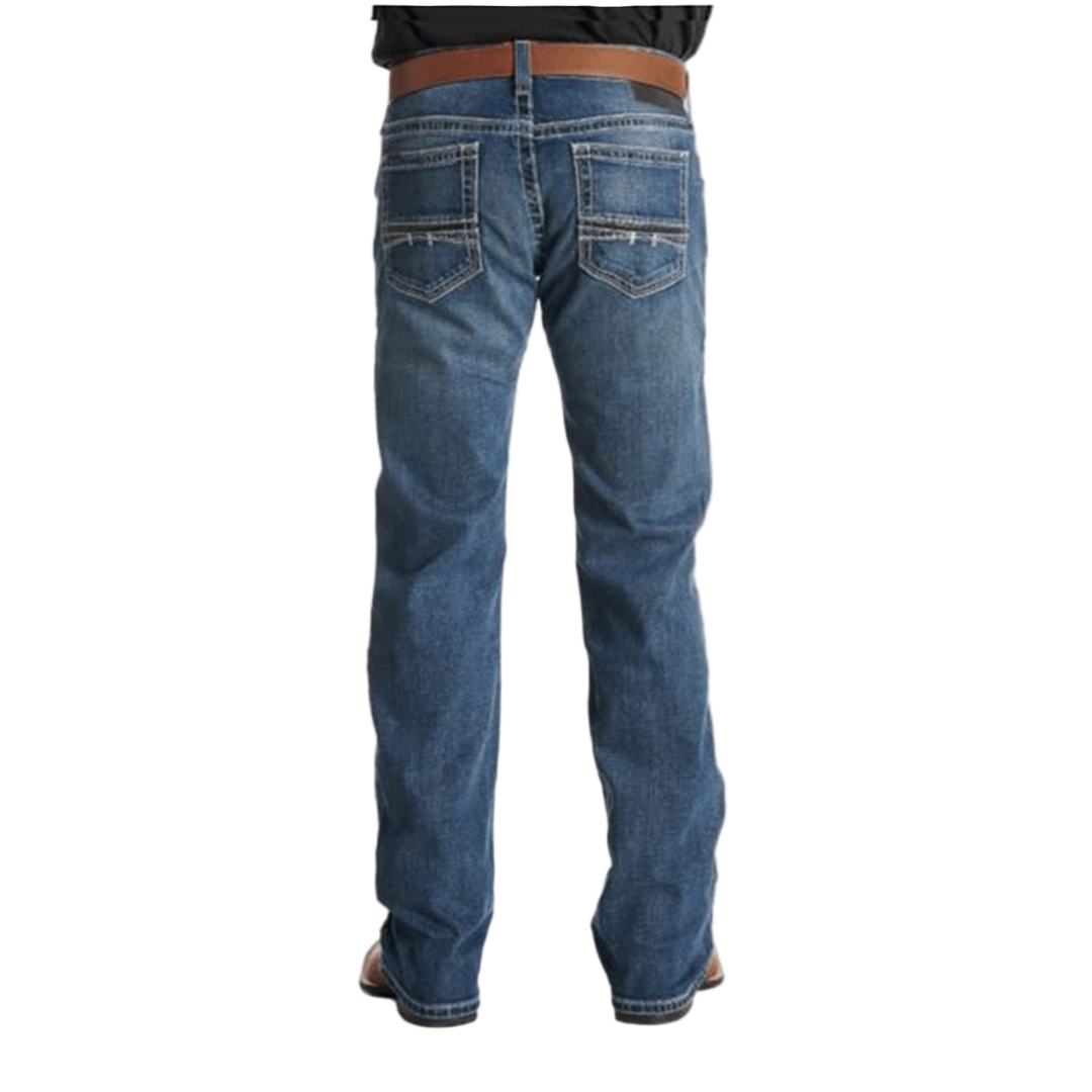 Ariat Men's Clothing M7 Rocker Stretch Coltrane Blue Jeans