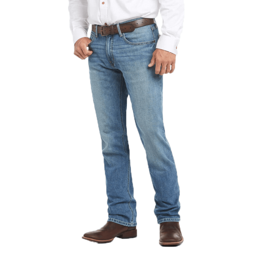 Ariat Men's Low Rise Legacy Stackable Straight Blue Jeans