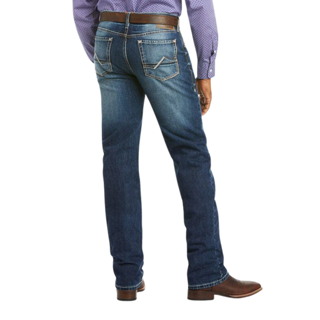 Ariat Men's M2 Relaxed Cole Boot Cut Blue Jeans