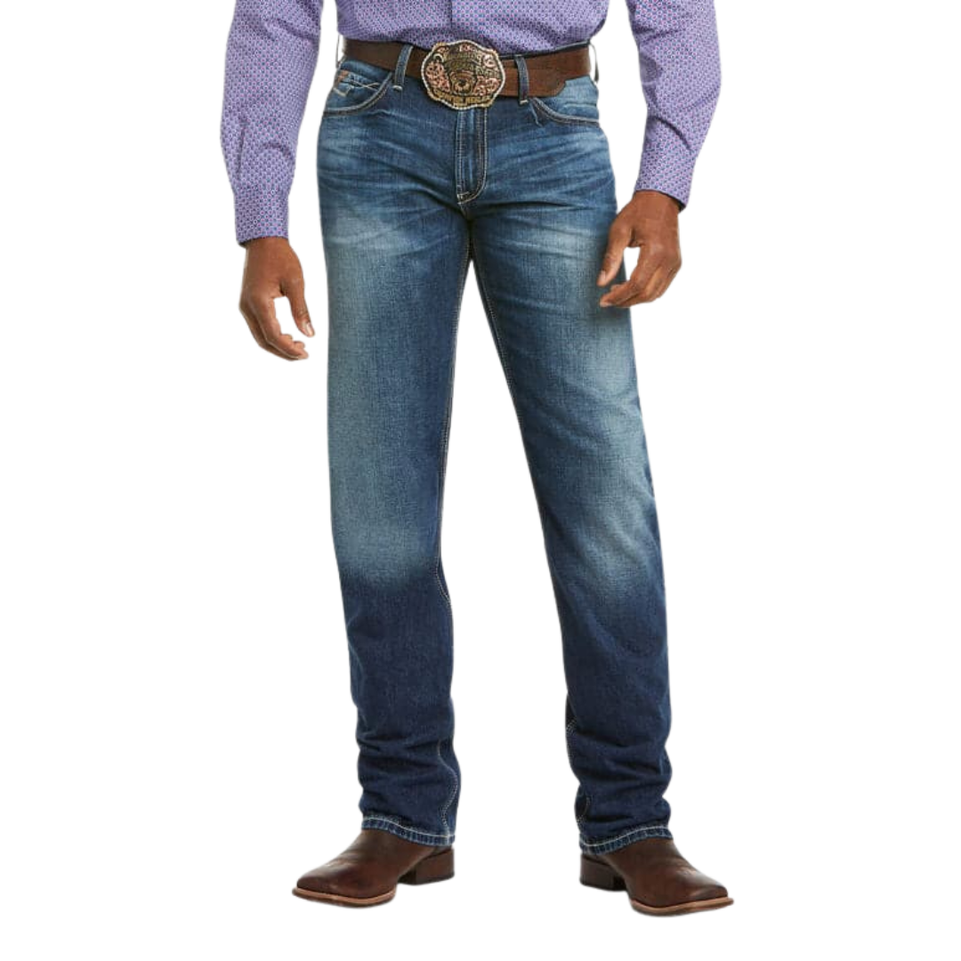 Ariat Men's M2 Relaxed Cole Boot Cut Blue Jeans