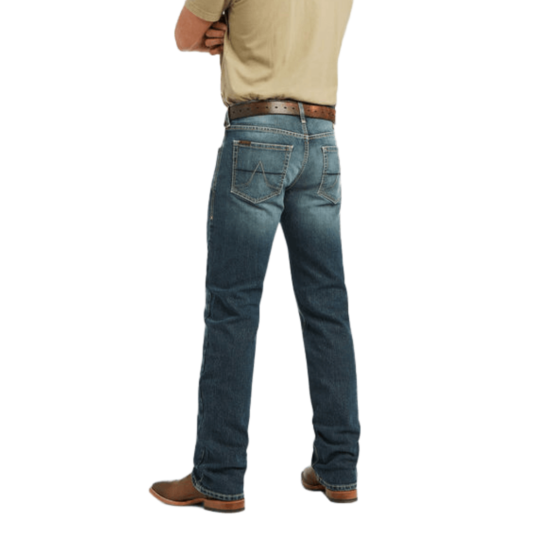 Ariat Men's Stretch Seneca Straight Blue Jeans