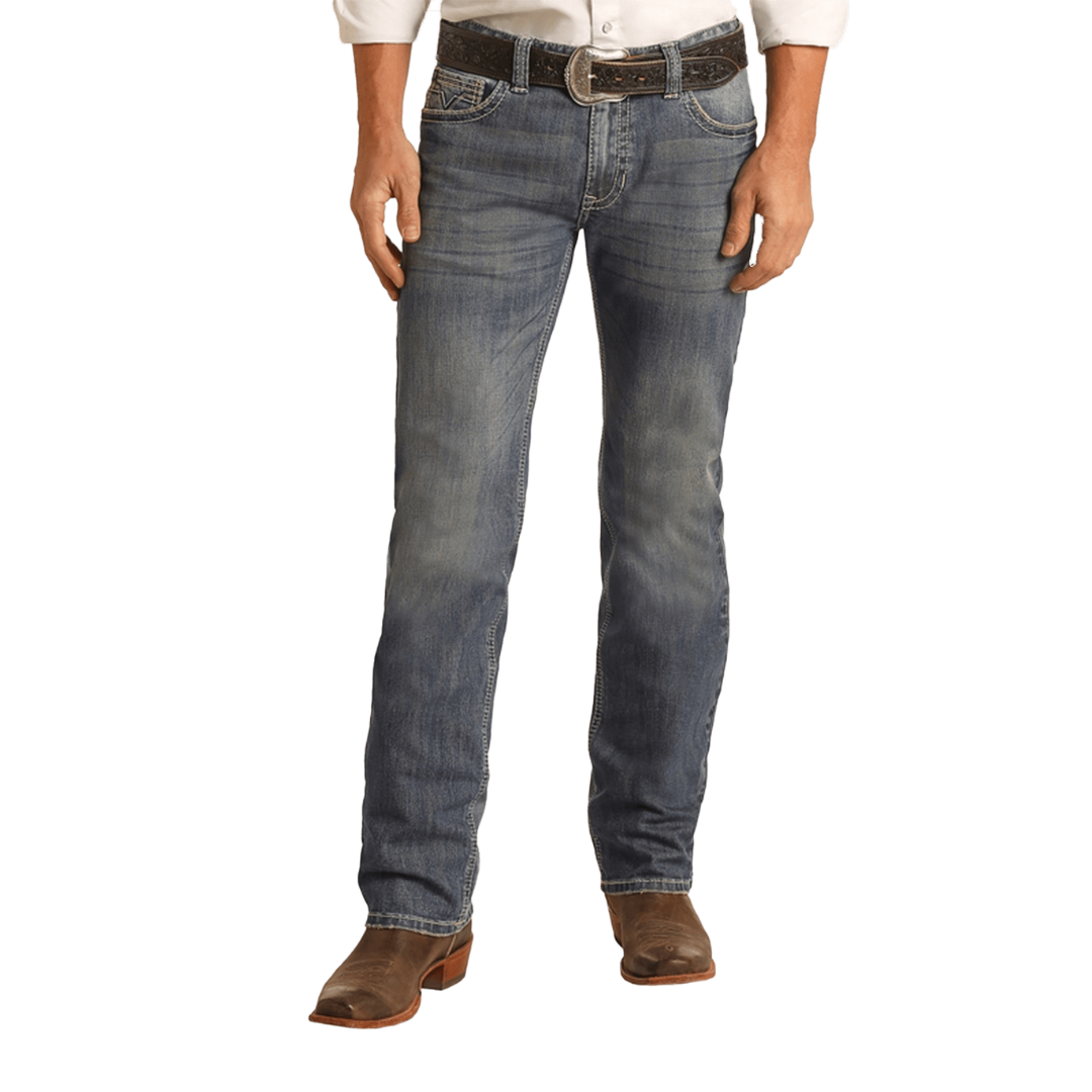 Panhandle Slim Men's Reflex Revolver Cowboy Blue Jeans