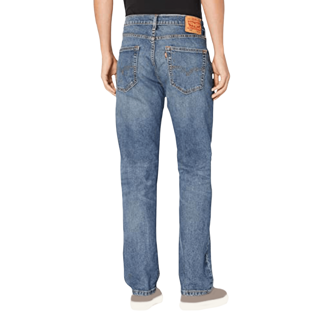 Levi Strauss Men's 514 Straight Fit Flex Blue Jeans