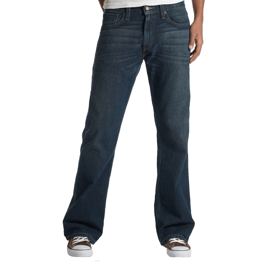 Levi Men's 527 Low Rise Slim Fit Boot Cut Blue Jeans