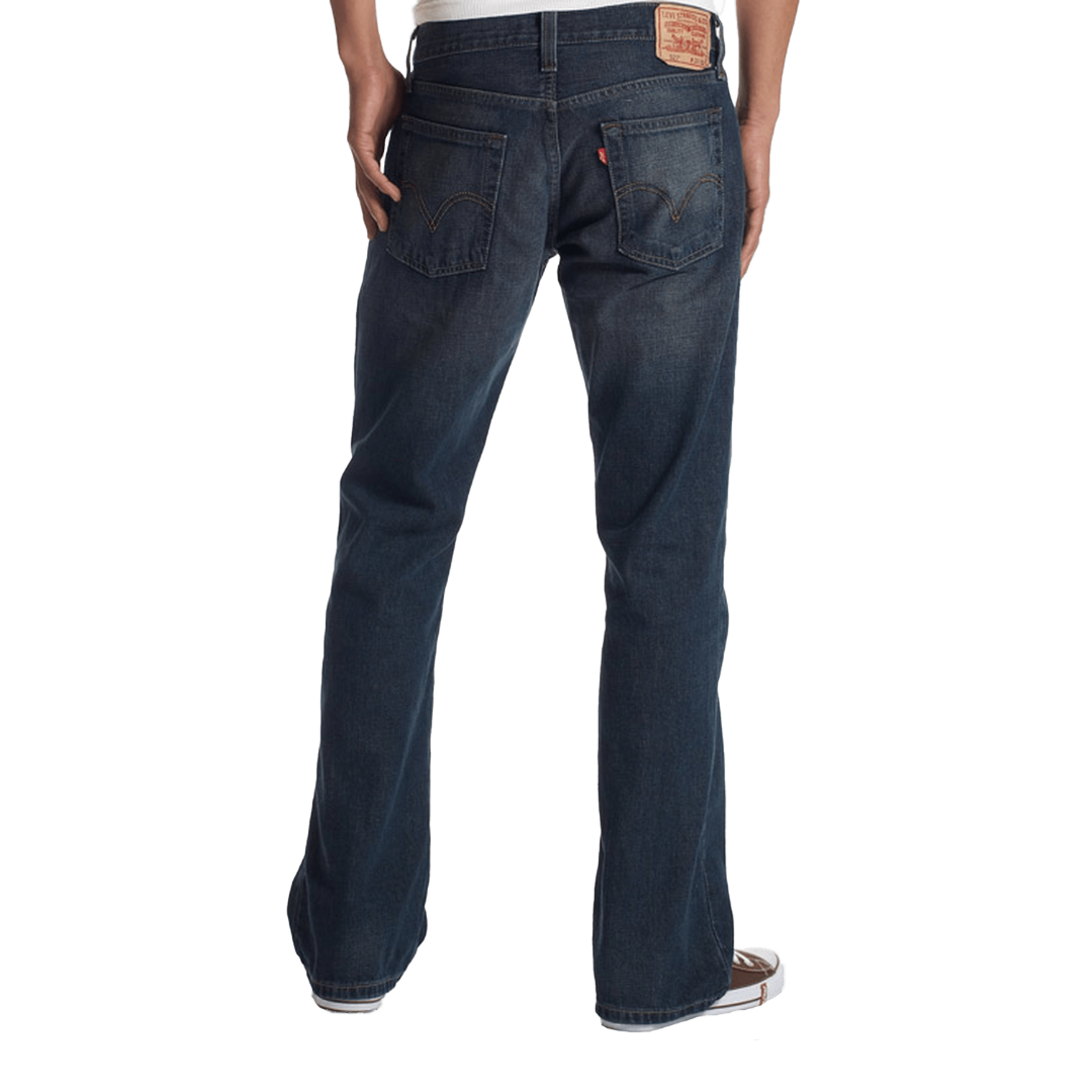 Levi Men's 527 Low Rise Slim Fit Boot Cut Blue Jeans