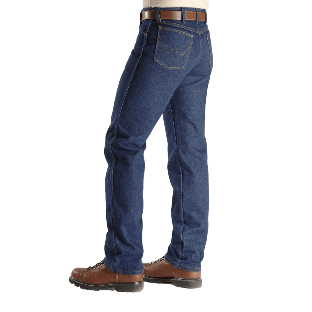Wrangler Men's Flame Resistant Original Blue Jeans