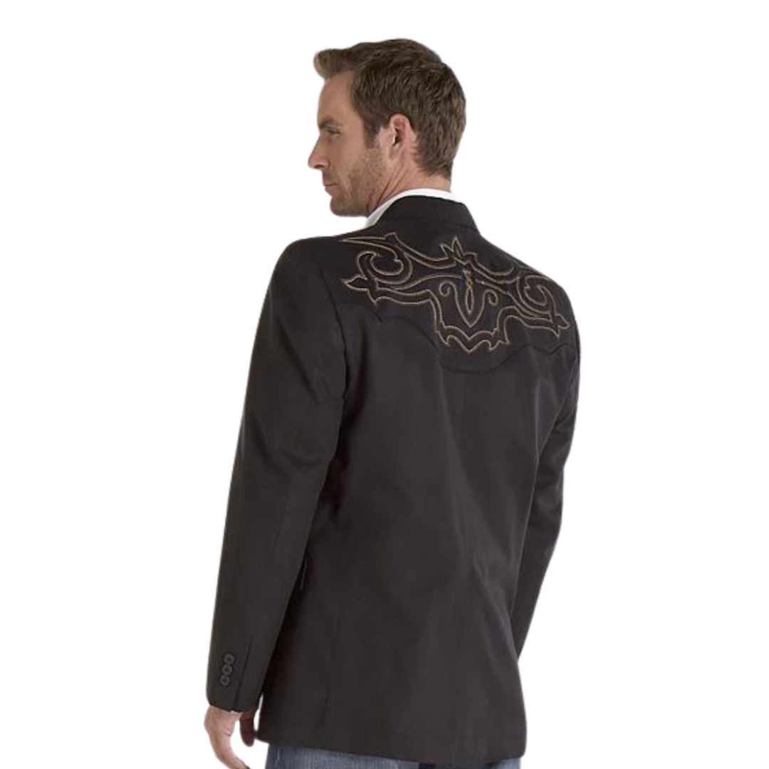 Sidran Men's Galveston Microsuede Boot Stitch Grey Jacket