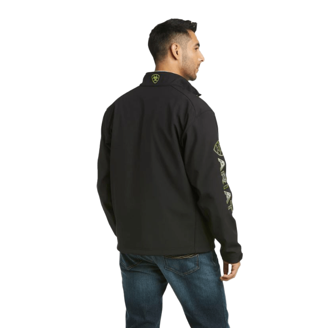 Ariat Men's Logo 2.0 Softshell Bright Black Jacket