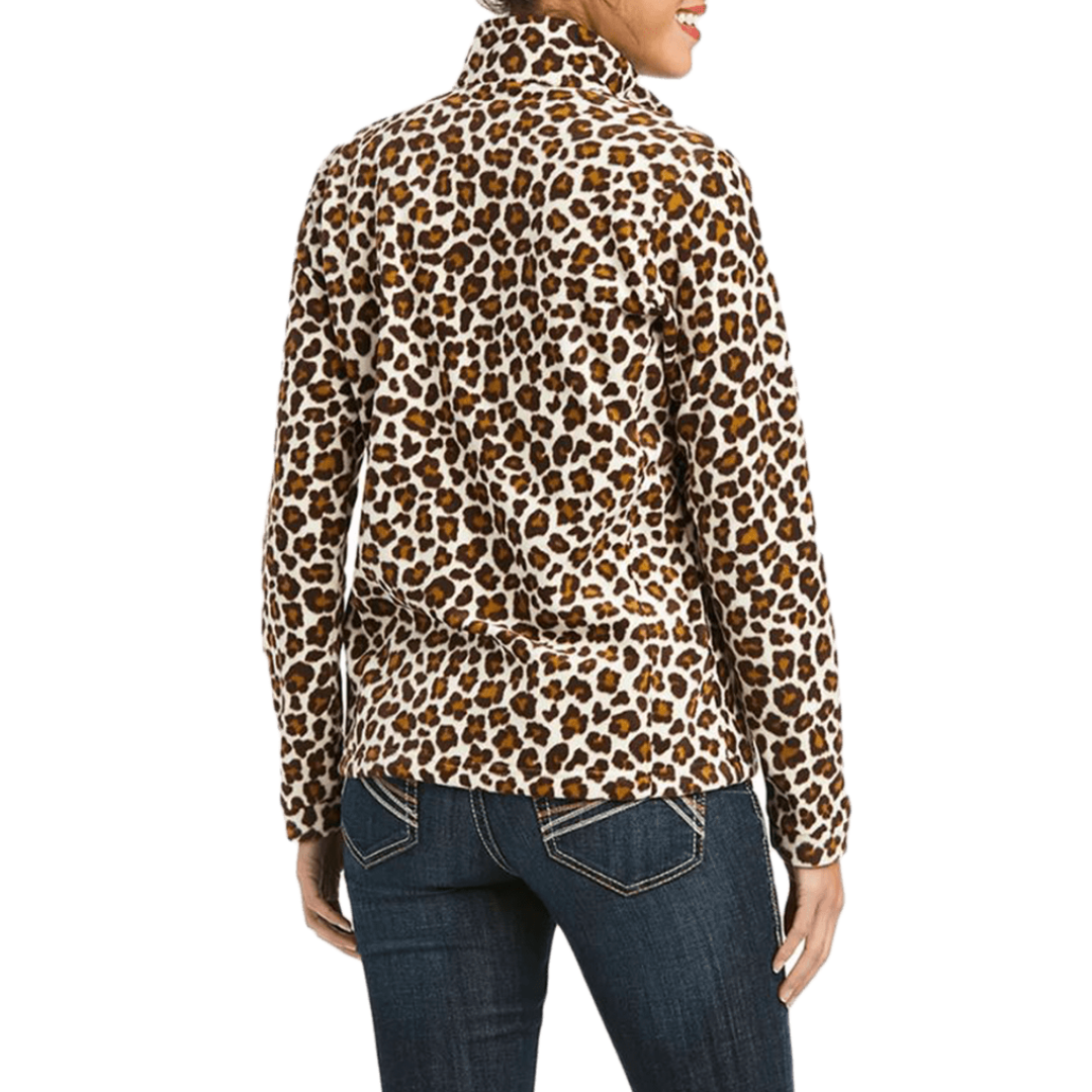 Ariat Women's Printed Fleece Leopard Multicolor Sweatshirt