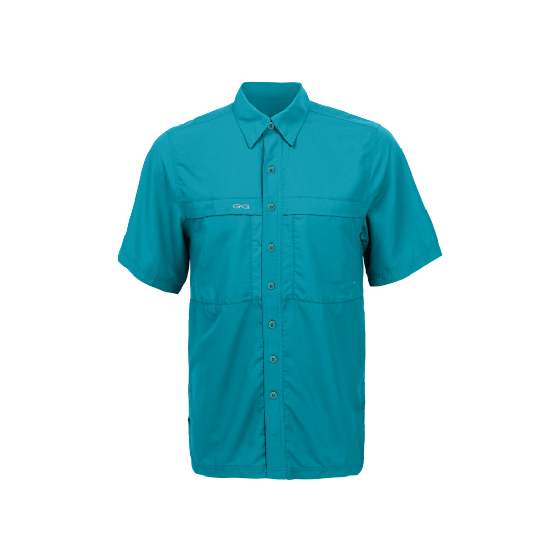 Gameguard Men's Mahi Microfiber Blue Shirt - Big & Tall