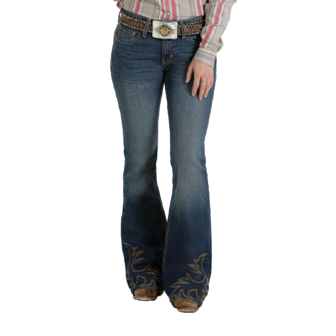 Cruel Girl Women's Hannah Dark Wash Blue Jeans