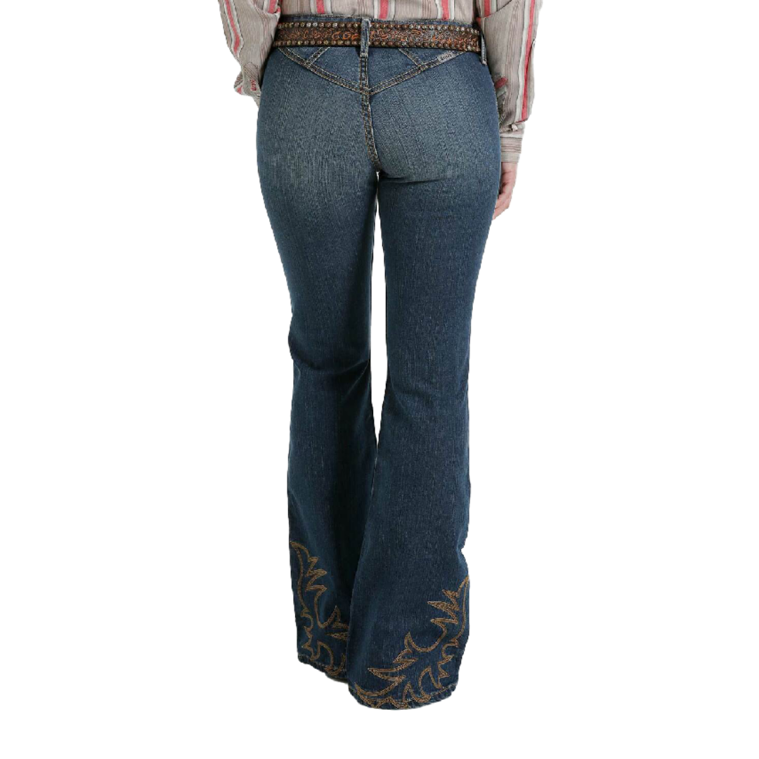 Cruel Girl Women's Hannah Dark Wash Blue Jeans