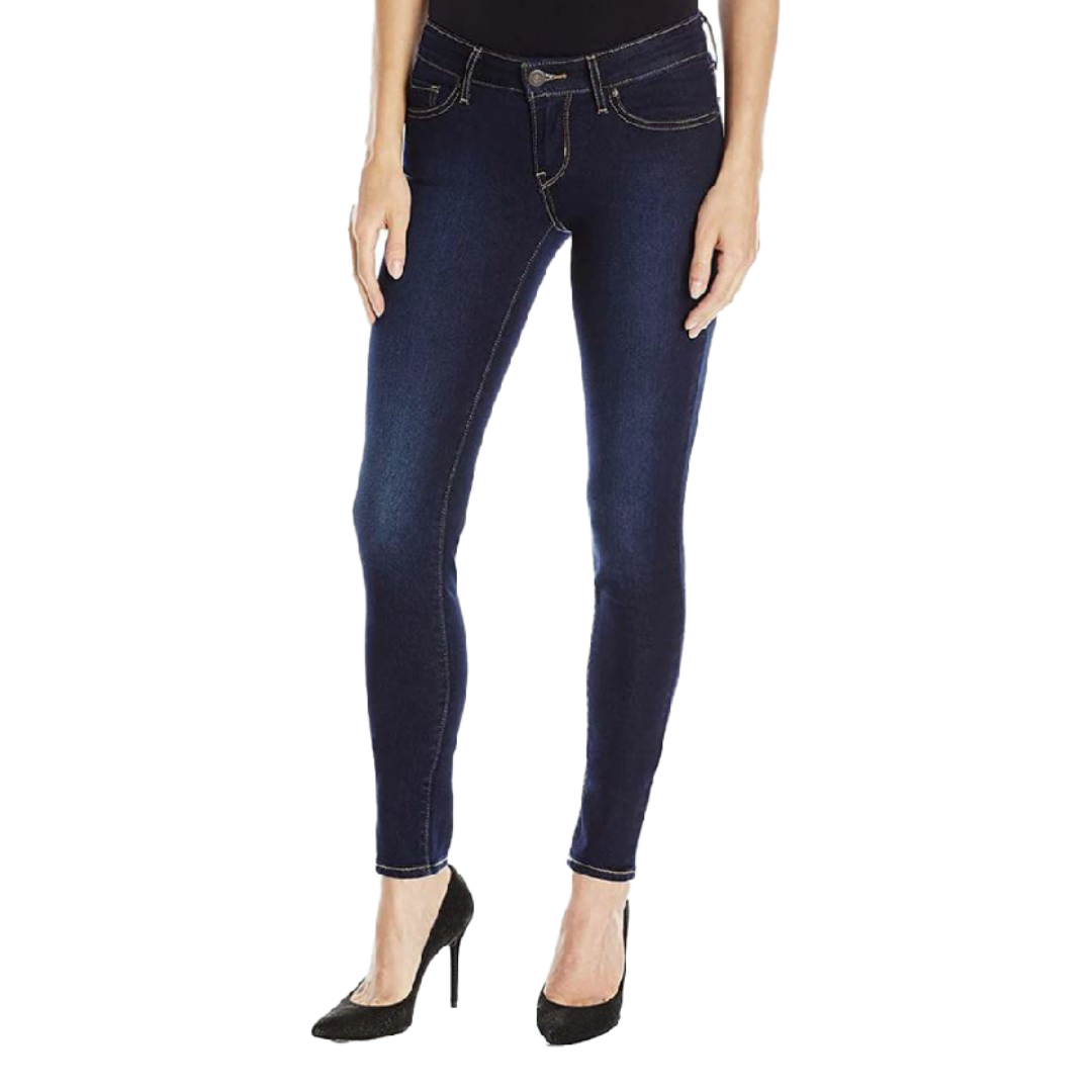 Levi Strauss Women's 711 Skinny Blue Jeans