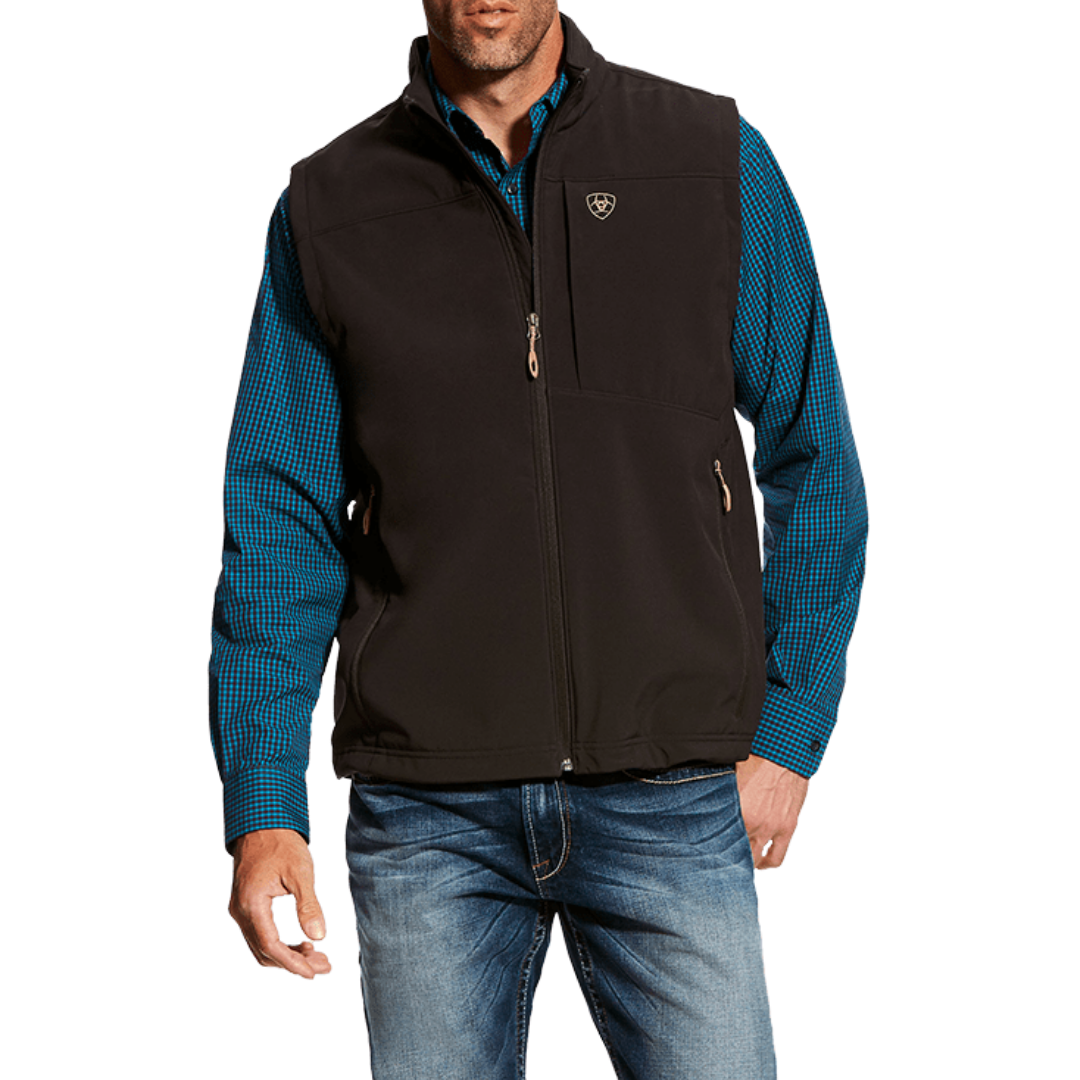 Ariat Men's Vernon 2.0 Softshell Brown Vest