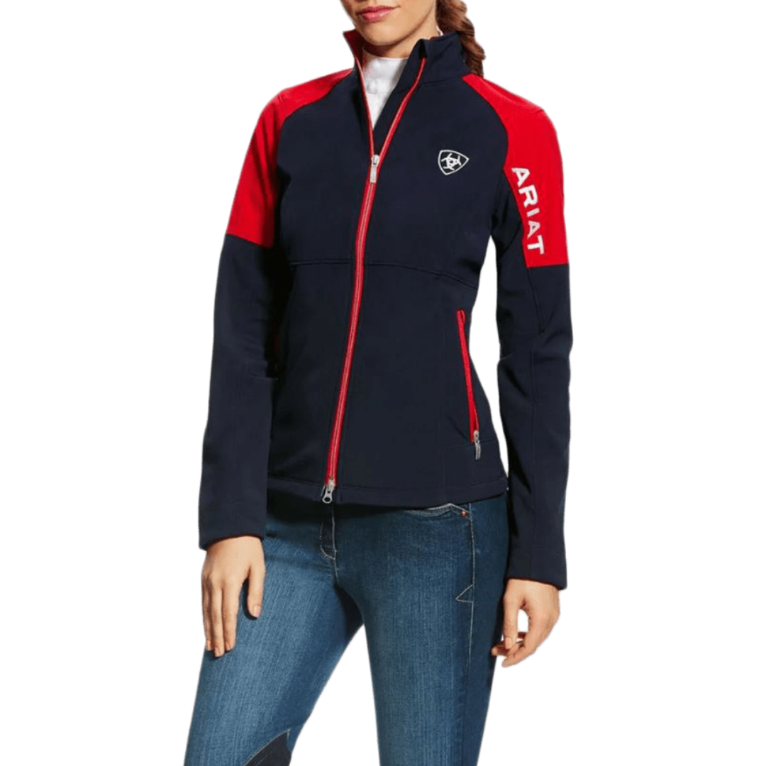 Ariat Women's Global Team Usa Softshell Navy Jacket