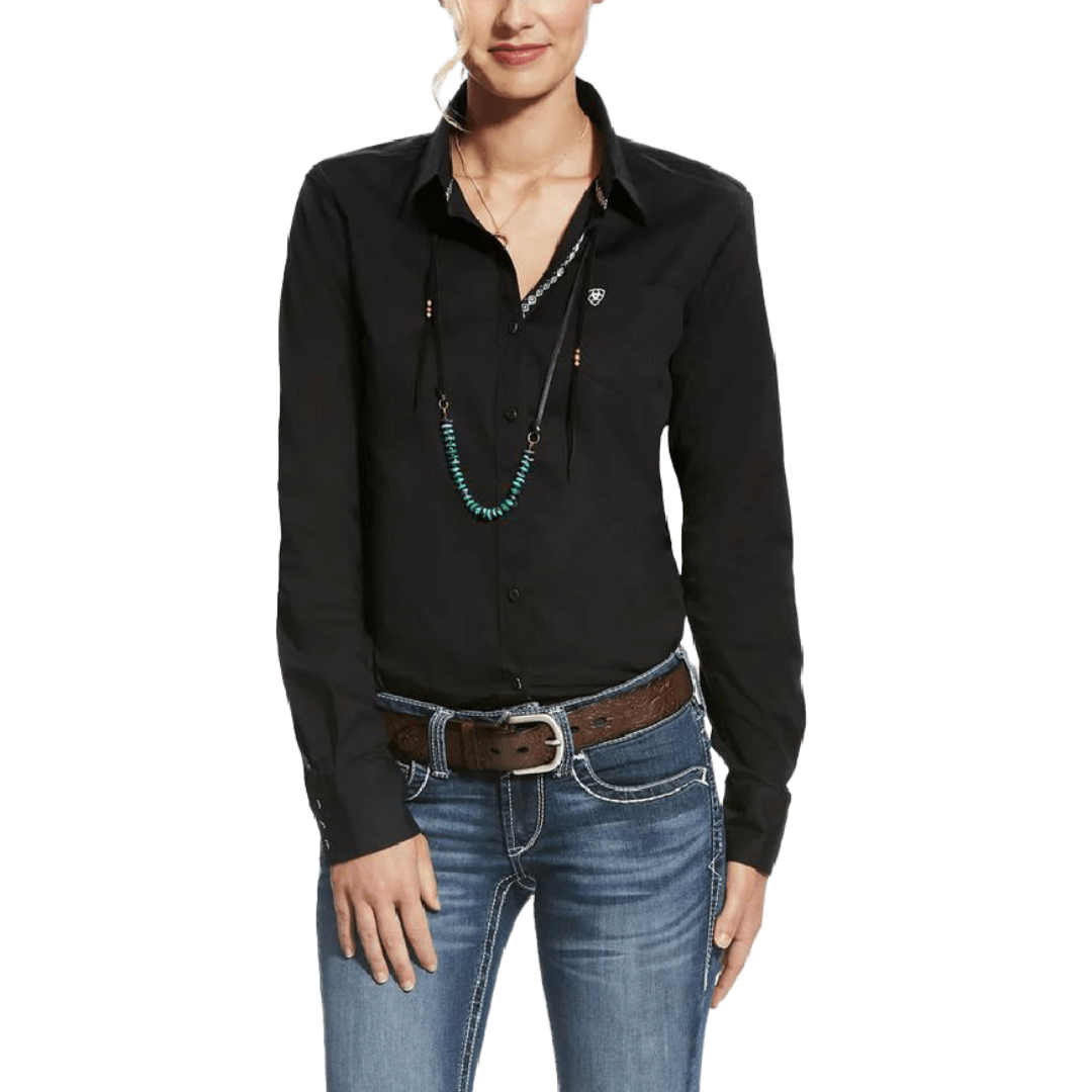 Ariat Women's Kirby Stretch Black Shirt