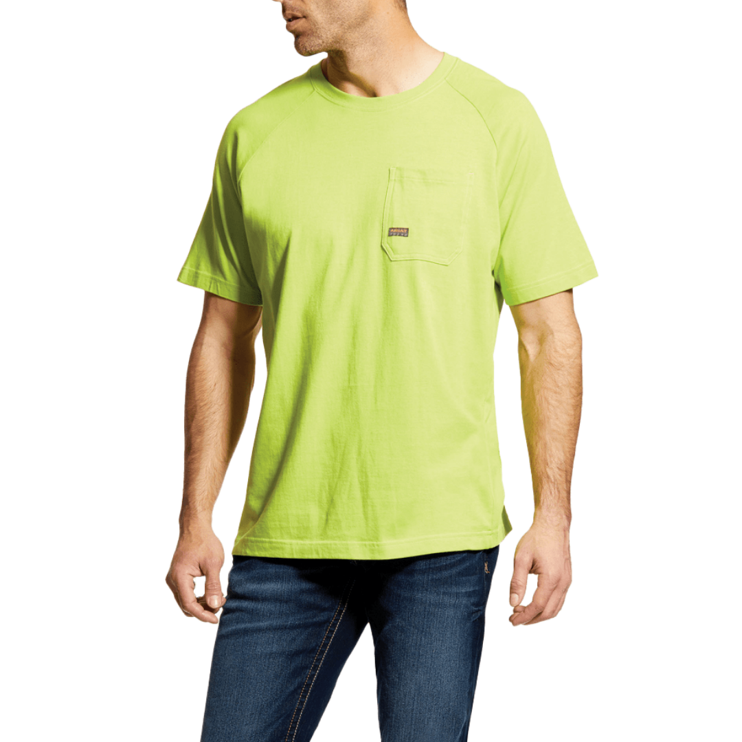 Ariat Men's Rebar Cotton Strong Street Green Shirt