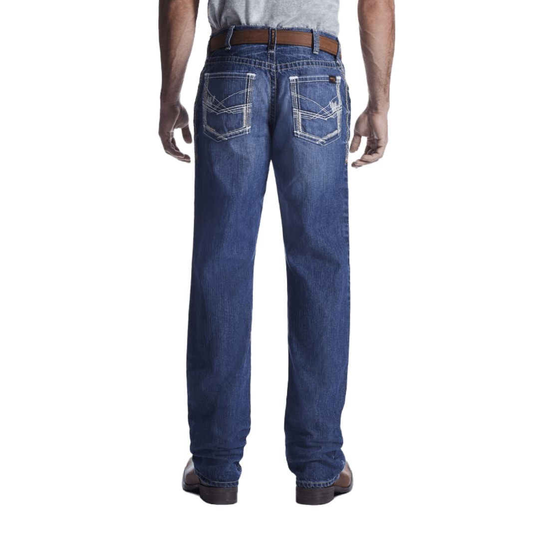 Ariat Men's Low Rise Ridgeline Boot Cut Blue Jeans