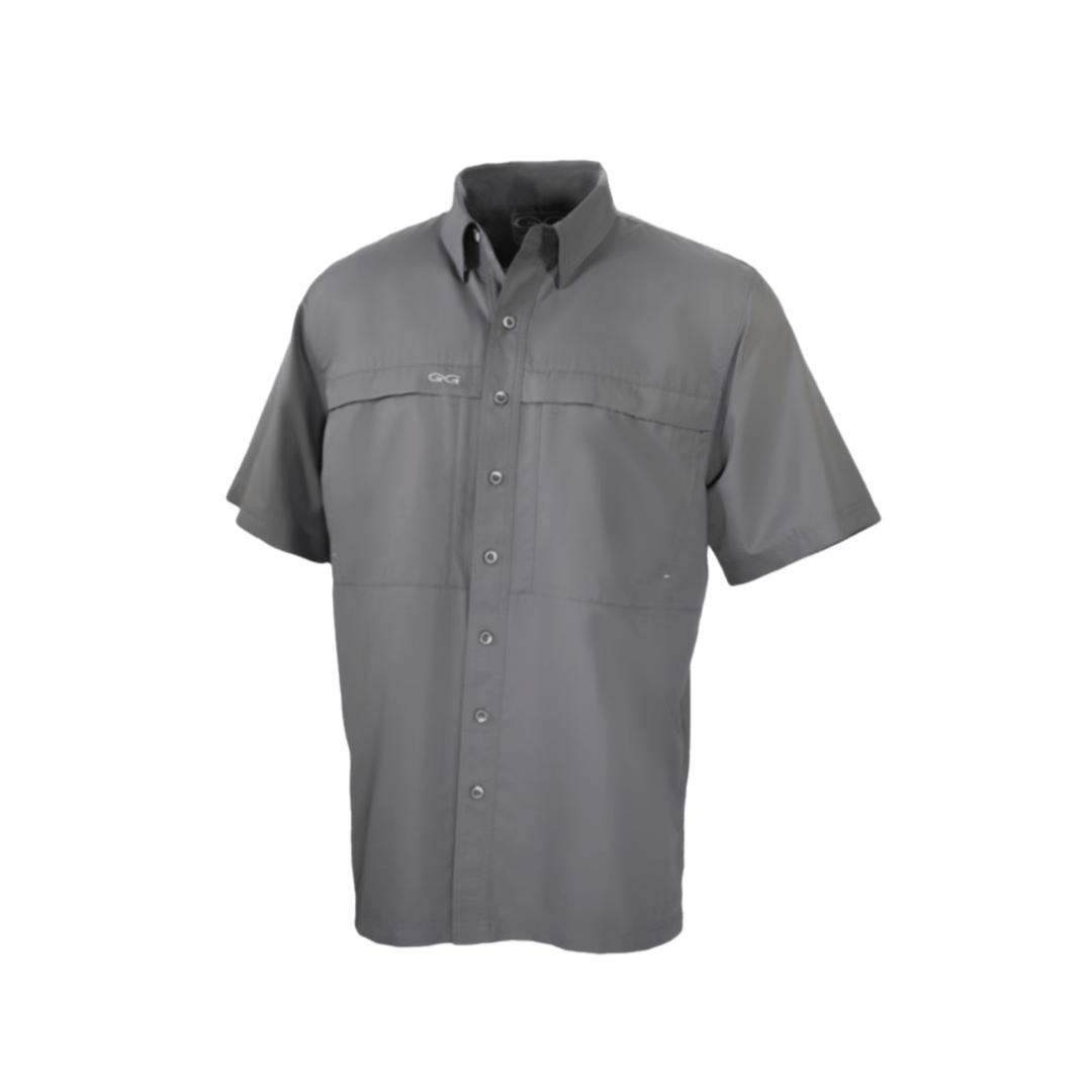 Gameguard Men's Gunmetal Microfiber Grey Shirt