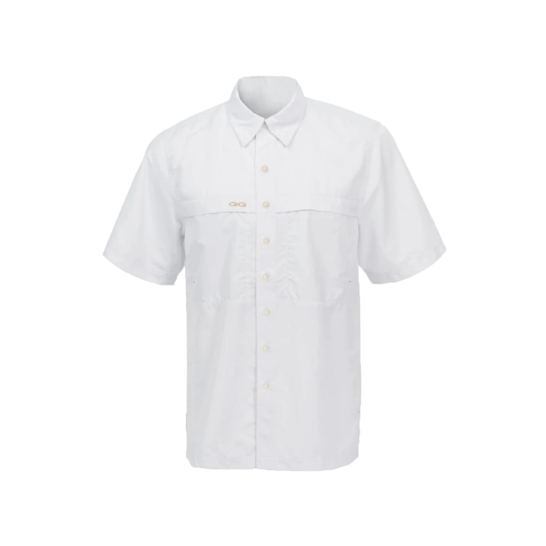 Gameguard Men's Microfiber Short Sleeve White Shirt - Extra Big