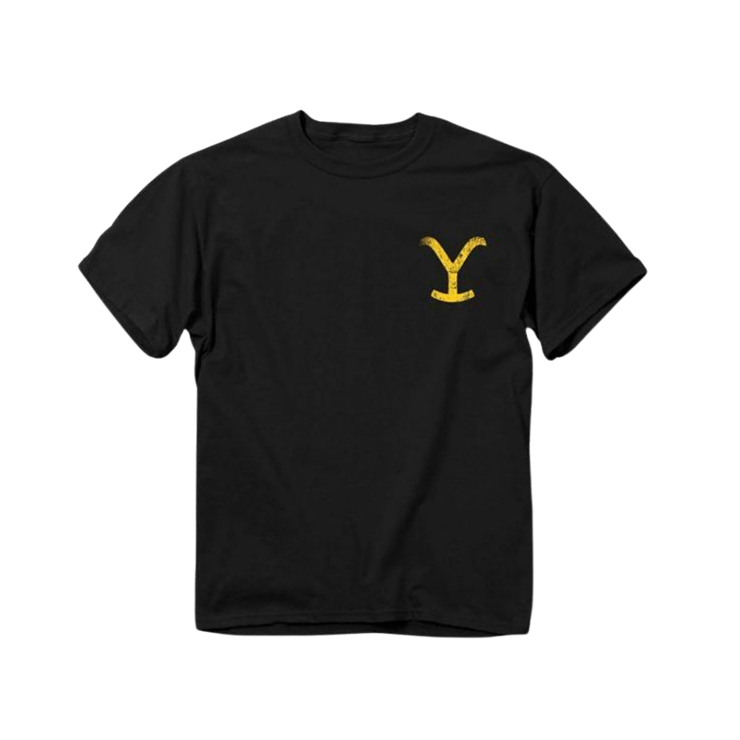 Change Men's Yellowstone Dutton Black Tee Shirt