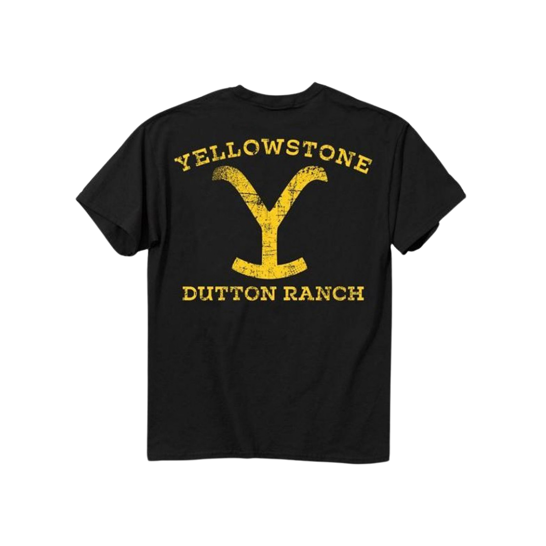 Change Men's Yellowstone Dutton Black Tee Shirt