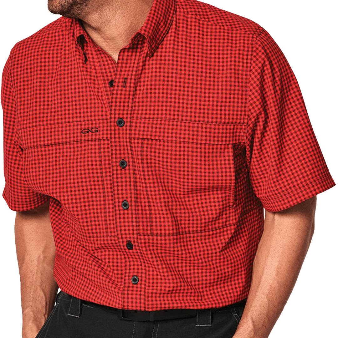 Gameguard Men's Tekcheck Red Shirt