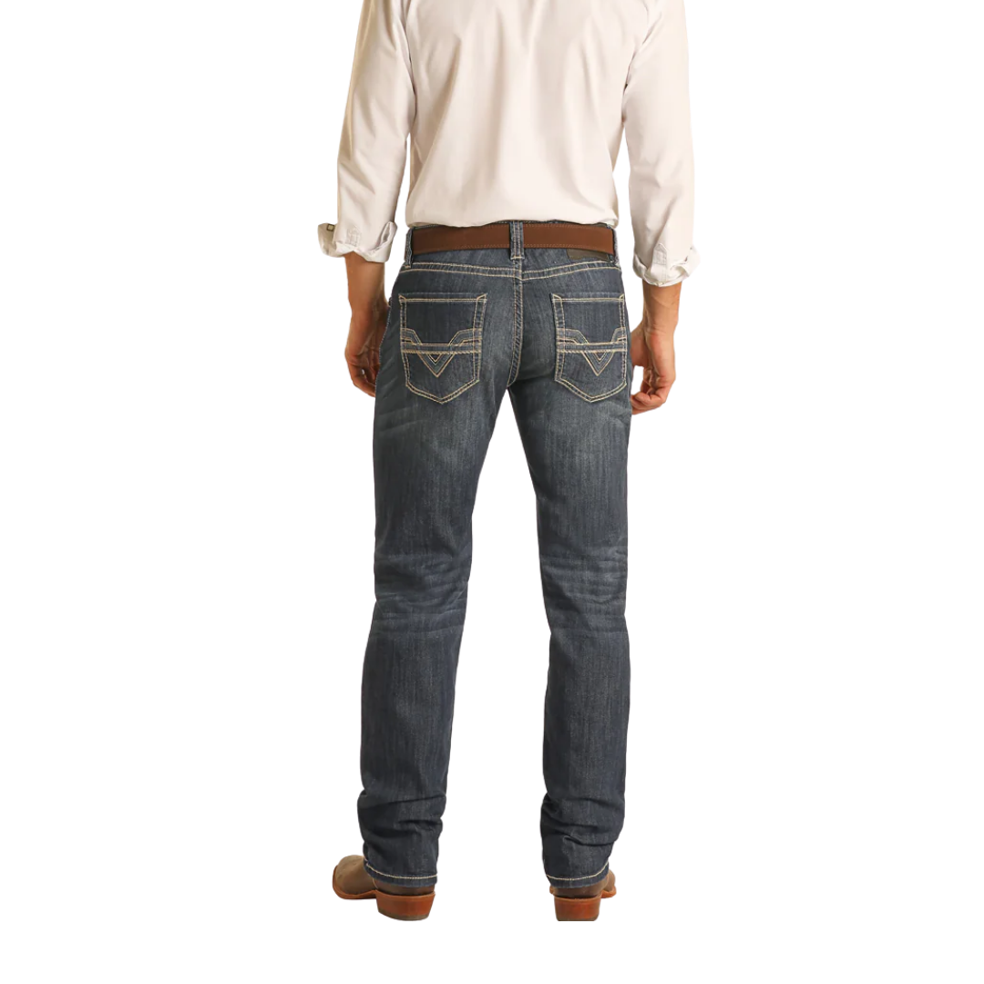 Panhandle Slim Men's Cowboy Reflex Revolver Blue Jeans