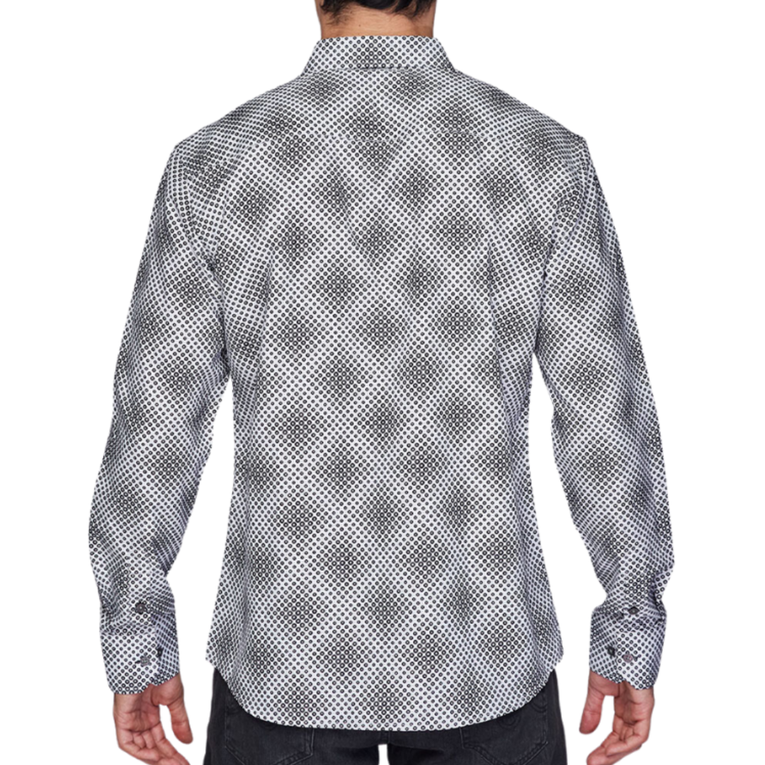 Avalon Men’s Satin Grey Shirt
