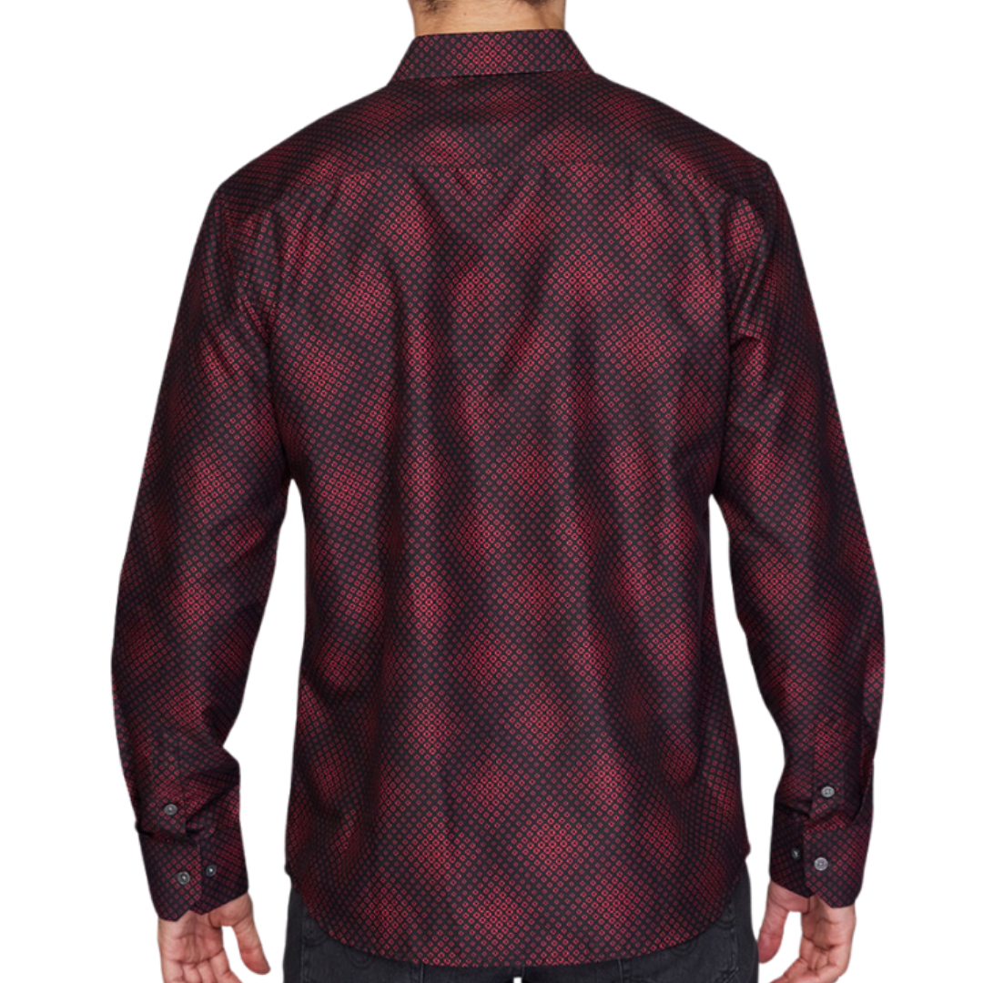 Avalon Men’s Deep Satin Red Shirt