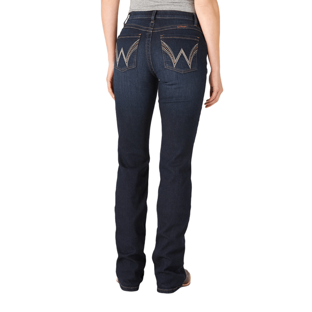Wrangler Women's Q Baby Riding Blue Jeans