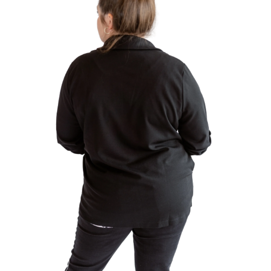 Andrée Women's Grand Central Boyfriend Black Blazer