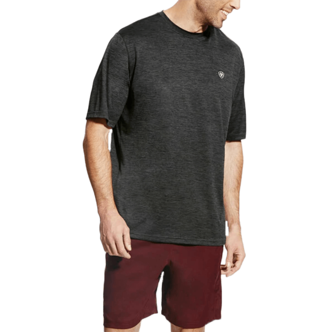 Ariat Men's Charger Basic Grey Tee Shirt