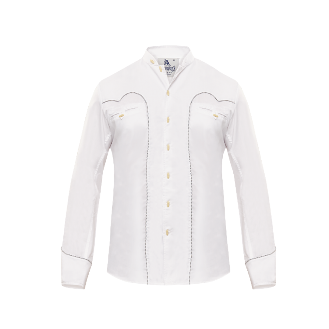 Rangers Usa Men's Embroidered White Shirt