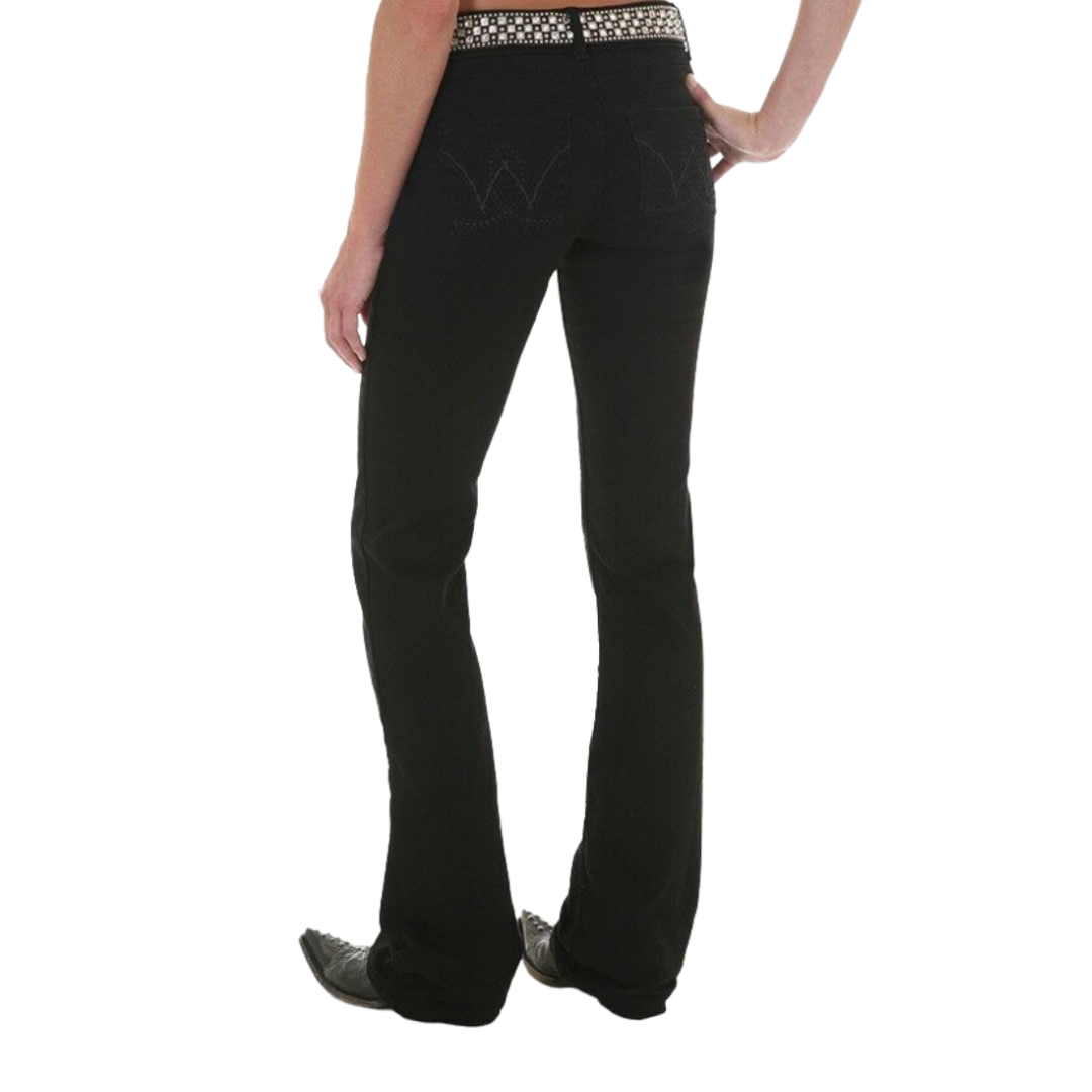Wrangler Women's Premium Patch Black Jeans