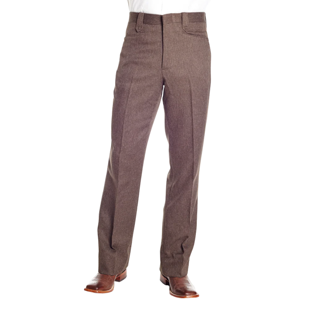 Shop Sidran Men's Chestnut Dress Ranch Brown Pants - Style and Quality at The Boot Jack Shop Sidran Men's Chestnut Dress Ranch Brown Pants - Style and Quality at The Boot Jack