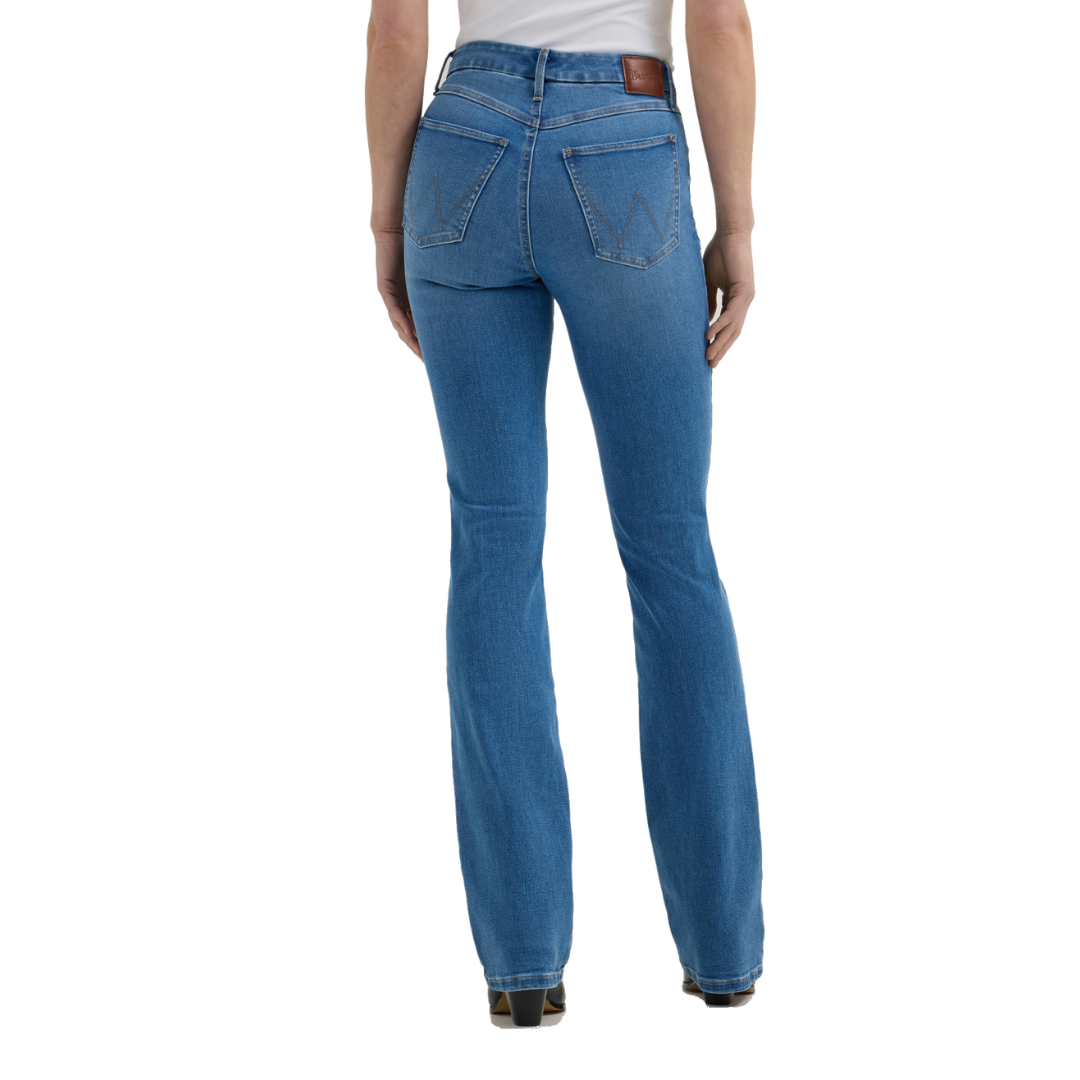 Wrangler Women's Bespoke High Rise Blue Jeans